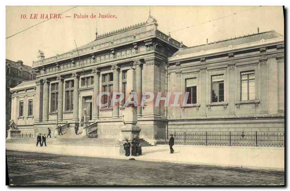 CPA Le Havre Palais de Justice 