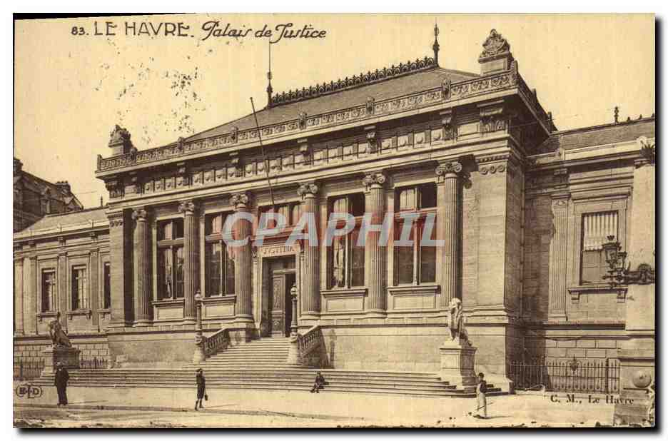 CPA Le Havre Palais de Justice 