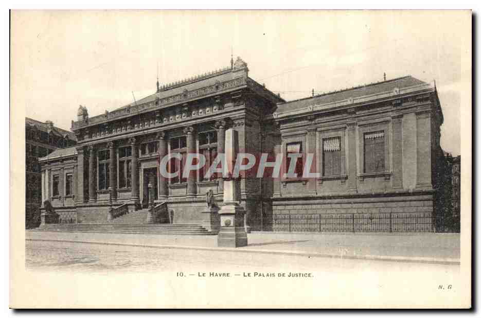 CPA Le Havre Palais de Justice 