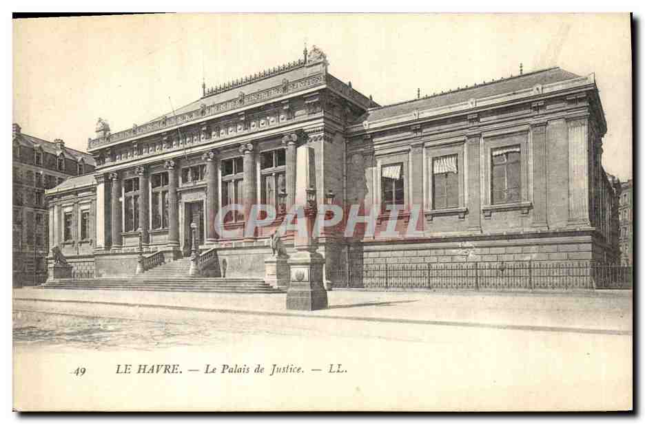 CPA Le Havre Palais de Justice 