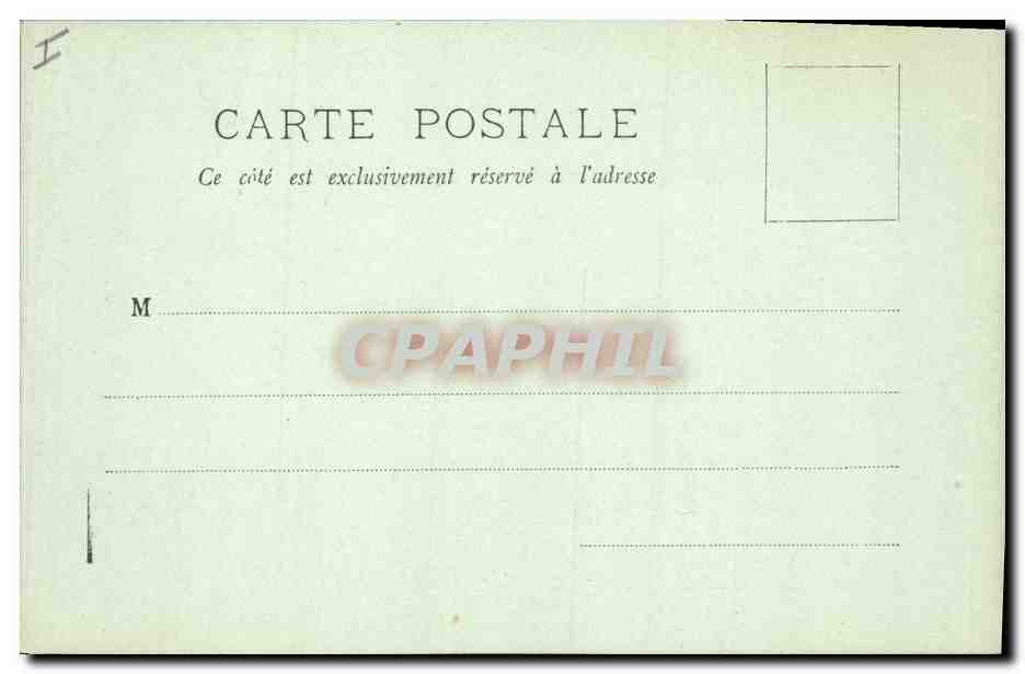 CPA Le Havre Palais de Justice  — Verso