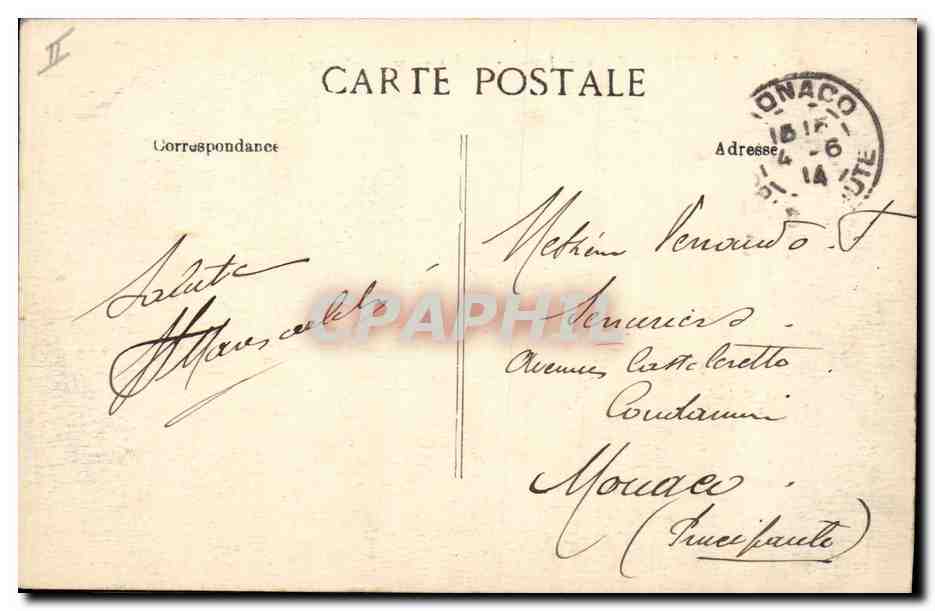 CPA Le Havre Palais de Justice Boulevard de Strasbourg Tramway — Verso