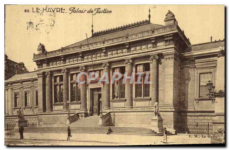 CPA Le Havre Palais de Justice 