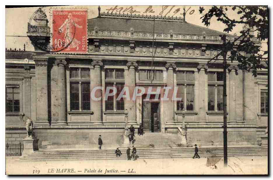 CPA Le Havre Palais de Justice 