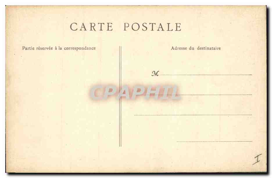 CPA Joigny Palais de Justice  — Verso