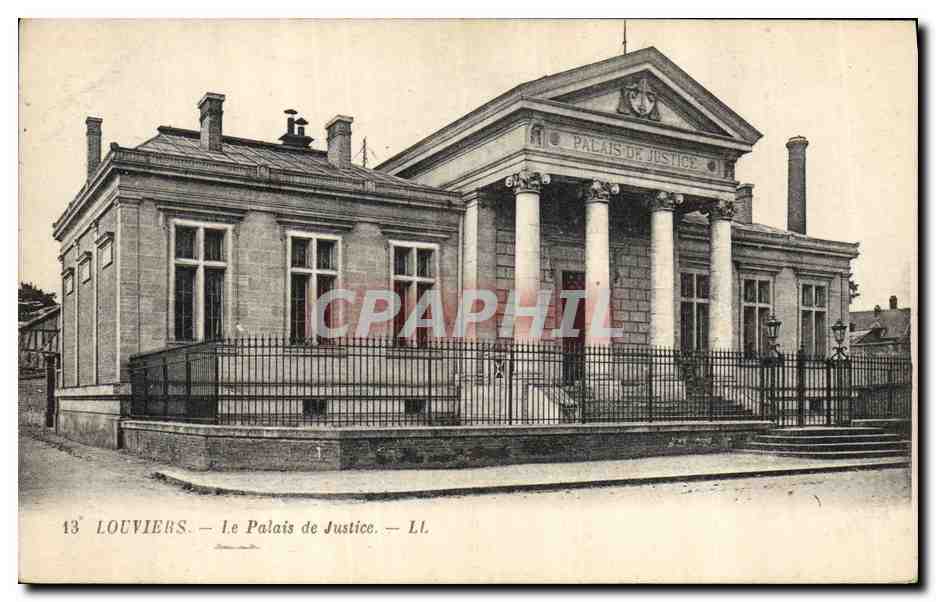CPA Louviers Le Palais de Justice 