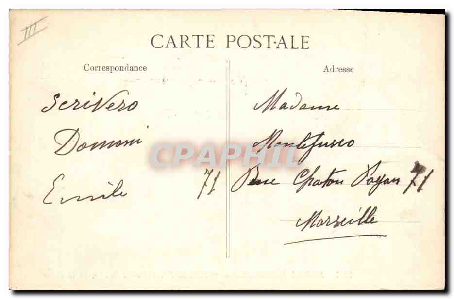 CPA Bateau de guerre Diderot Cuirasse d'escadre — Verso