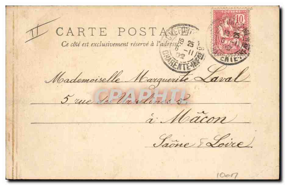Rochefort-sur-Mer — Il porto militare — Il Davout, cacciatorpediniere in armamento — CL. GALERIES PARISIENNES — Verso