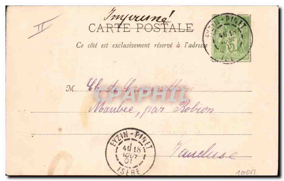 Le "Dupuy de Lôme" — croiseur de guerre — Phototypie A. Burgret et Cie, Nancy — Verso