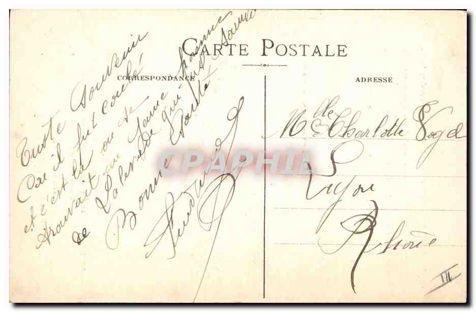 CPA Bateau de guerre Dague Torpilleur Francais de 1er rang en manoeuvre de combat par grosse mer — Verso