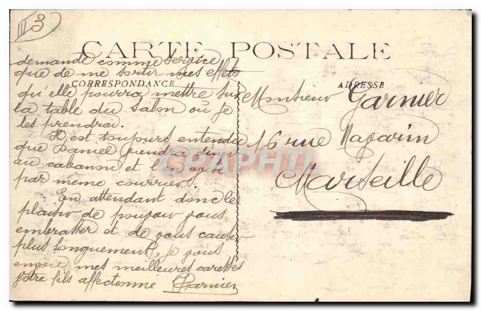 Marine Militaire Française - "Démocratie" Cuirassé de 1er — Edit. F.A. Toulon, n°33 — Reverso