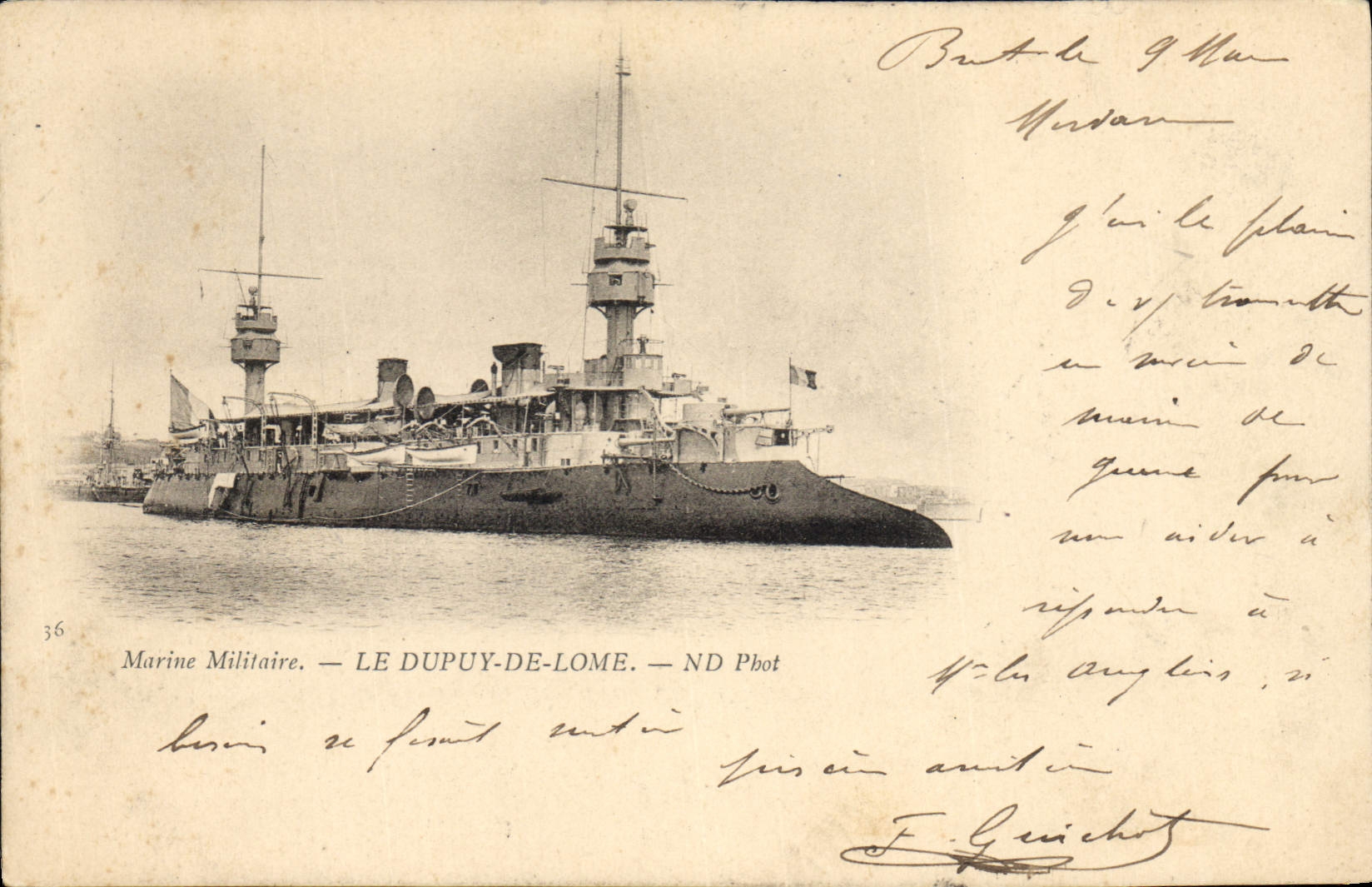 LE DUPUY-DE-LOME — Marine Militaire — ND Phot