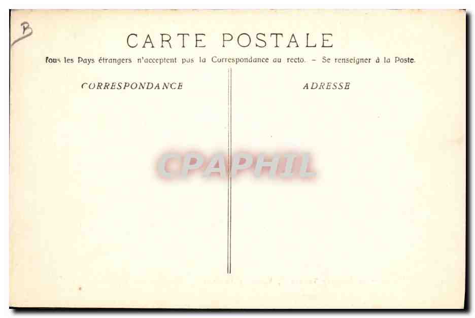 CPA Bateau de guerre Le Duguay Trouin Vaisseau Ecole d'Application des Aspirants — Verso