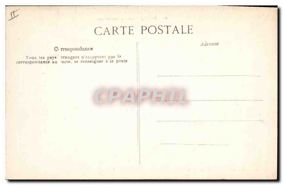 CPA Prefecture Melun  — Verso