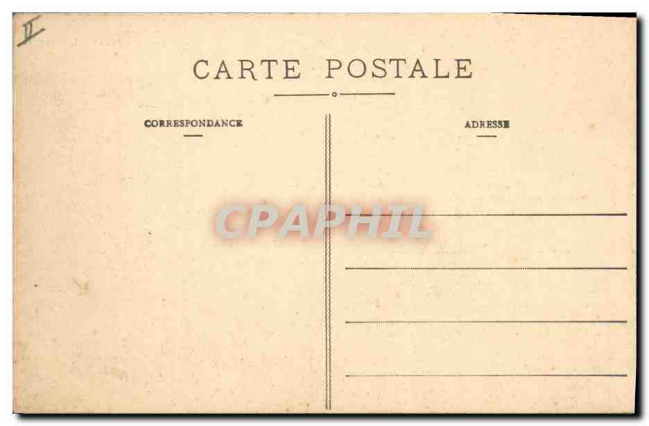 CPA Prefecture et Hotel des Postes et Telegraphes Montpellier — Verso