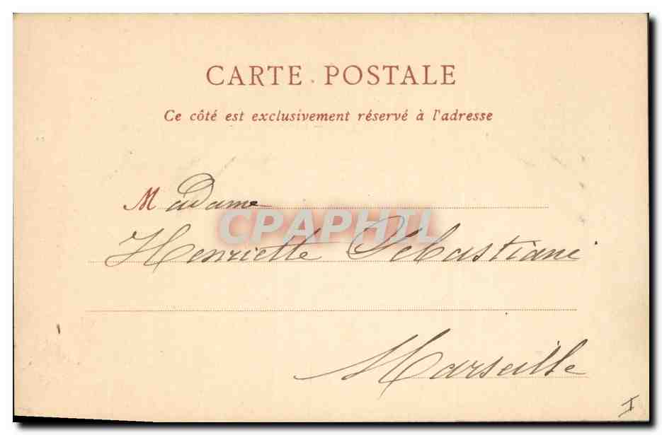 CPA Prefecture Montpellier  — Verso
