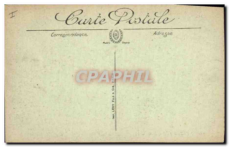 CPA Prefecture Metz — Verso