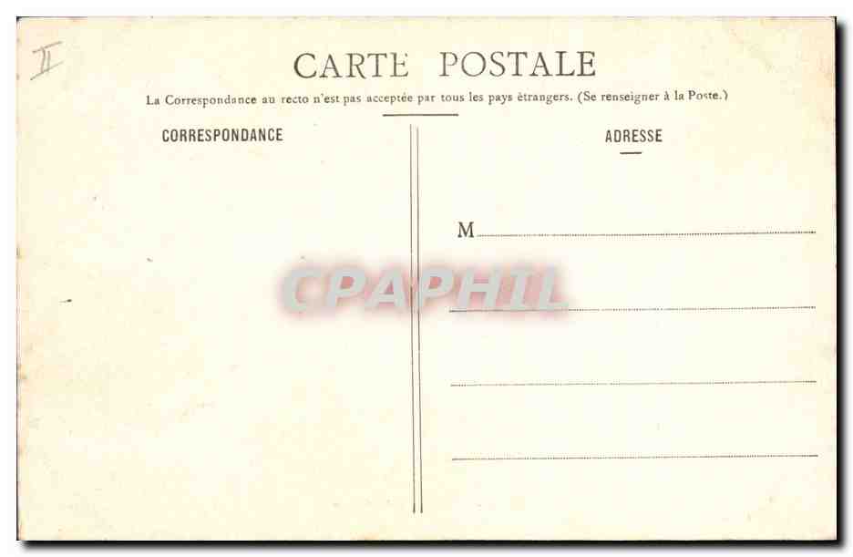 CPA Mende Hotel de la Prefecture  — Verso