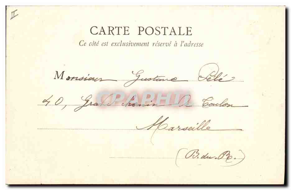 CPA Prefecture Macon  — Rückseite