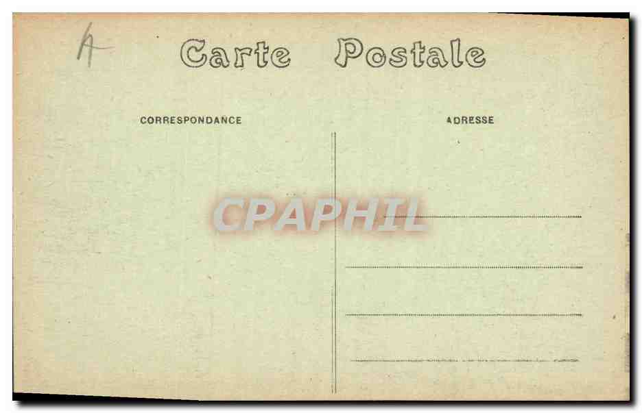 CPA Le Mans Eglise ND de la Couture et Prefecture  — Verso