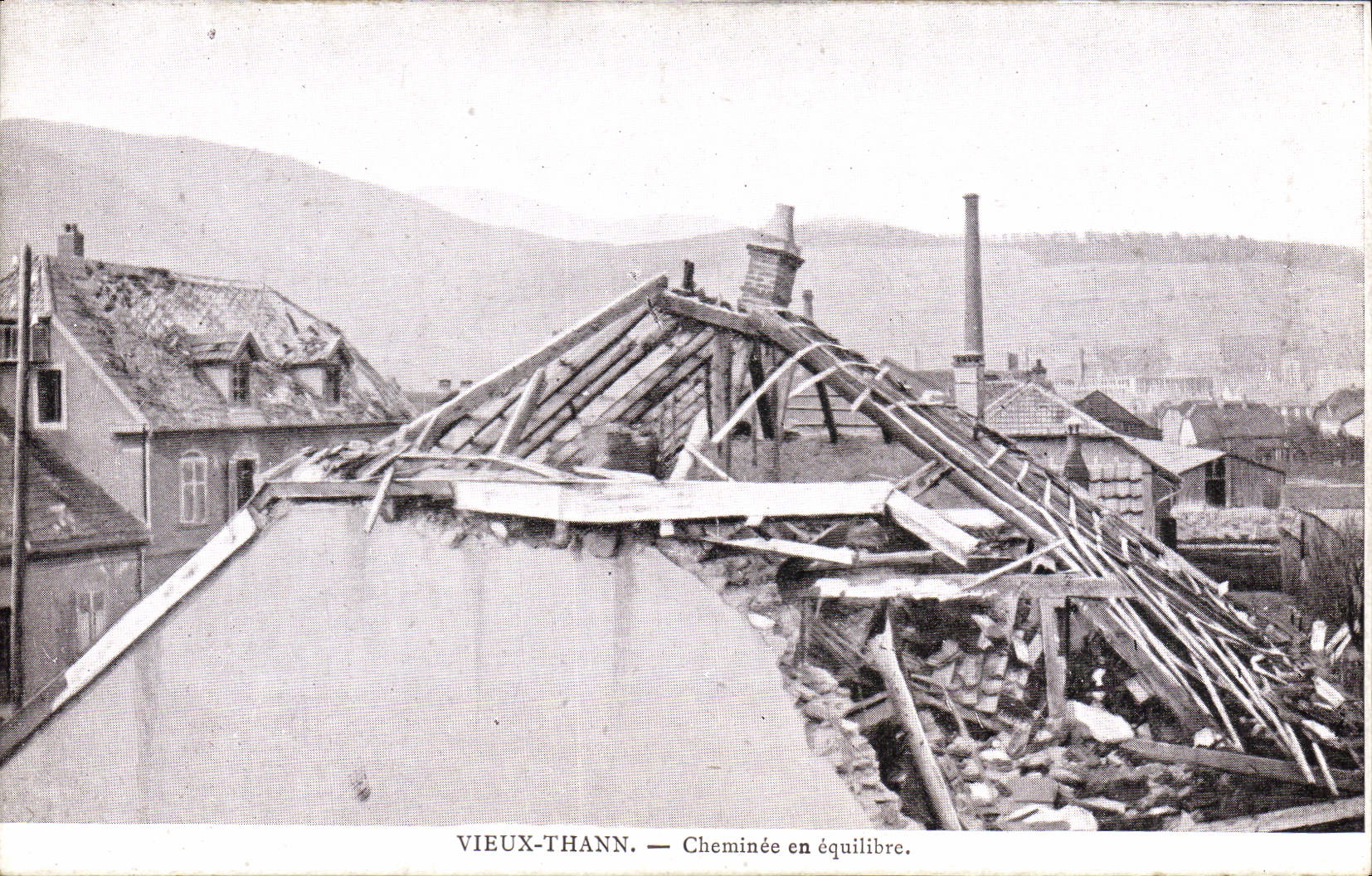 OLD THANN — Chimney in Balance — Impr. Berge-Larrault, Nancy