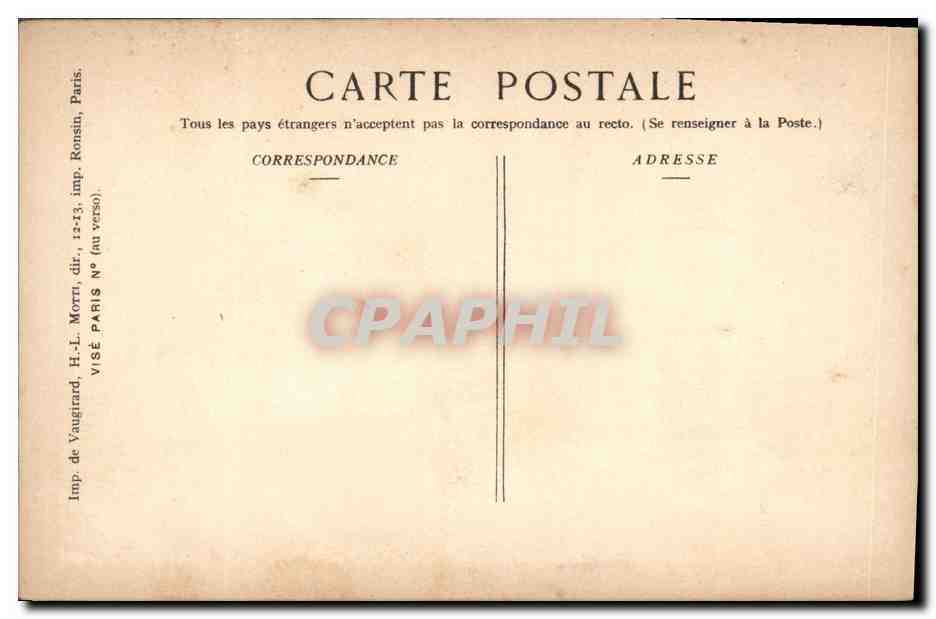 CPA Militaria Sommesous L'eglise et les tranchees — Rückseite