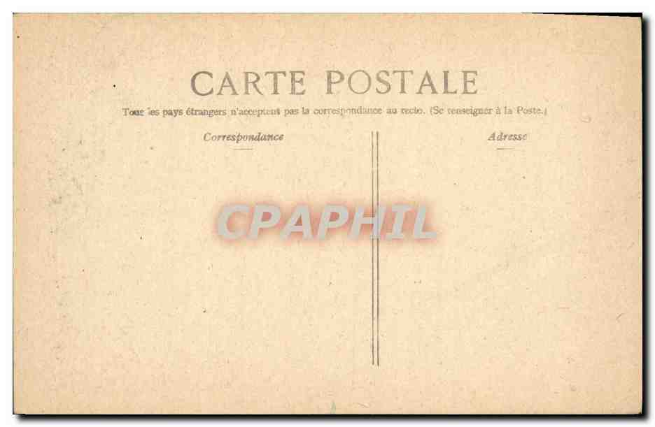 CPA Militaria Destruction du village de Carnoy — Rückseite