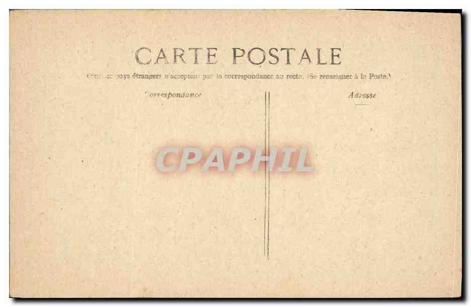 Intérieur de l'Église de Carnoy — dévastation de la guerre 1914 — Ed. Pays de France, n°63 — Rückseite