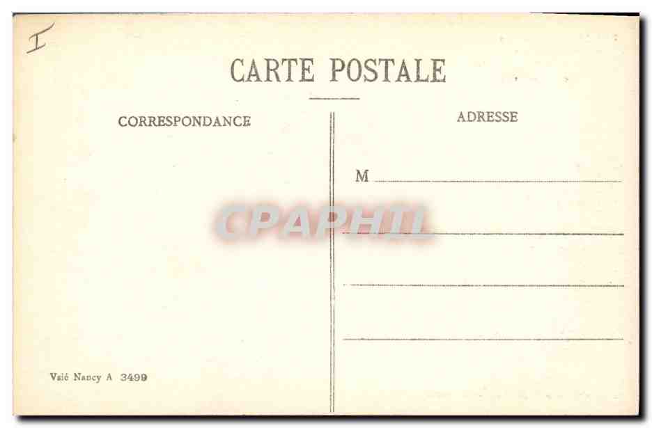 Reims dans ses années de bombardements — Rue du Levant — Collection G. Dubois, Reims — Verso