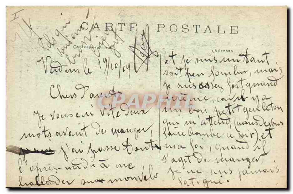 Collège Buvignier à Verdun — destructions de la guerre 1914-1918 — L.C.H., Visé Paris, n°559 — Verso