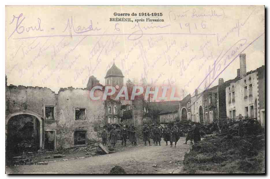 Bréménil — après l'invasion — Éditeur : Éditeur Légit Courrier