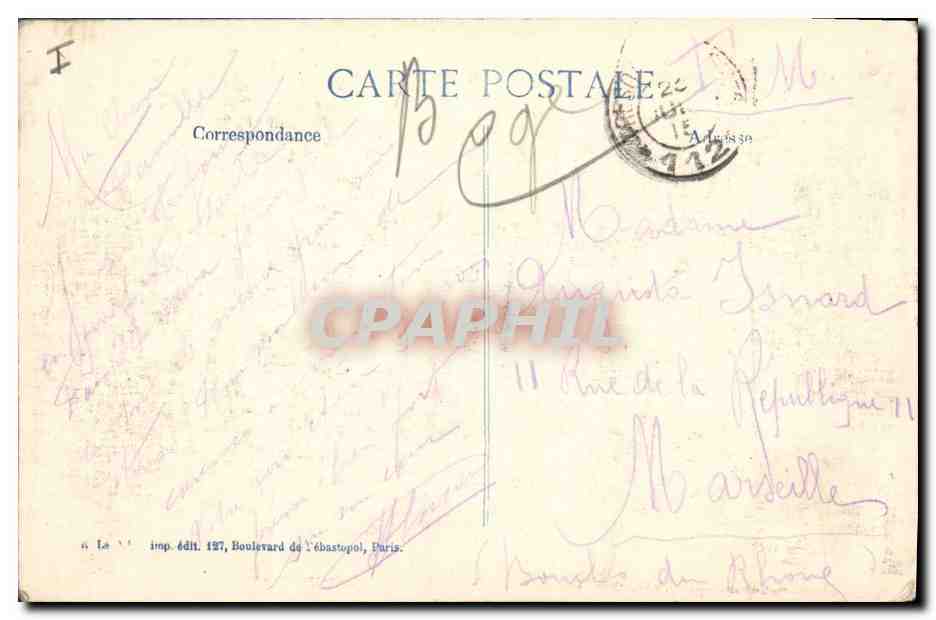 CPA Militaria Interieur de l'eglise de Nomeny — Rückseite