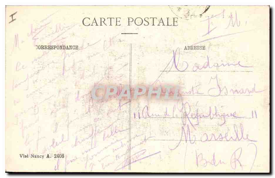 Broussey-en-Woëvre — vue d'un bâtiment rural — Édition Luneur — Verso