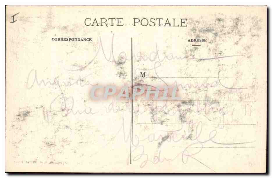 Flirey - Rue et Église en ruines — La Guerre en Lorraine — Verdalle et Briquet, Toul - Reprod. interd. — Verso