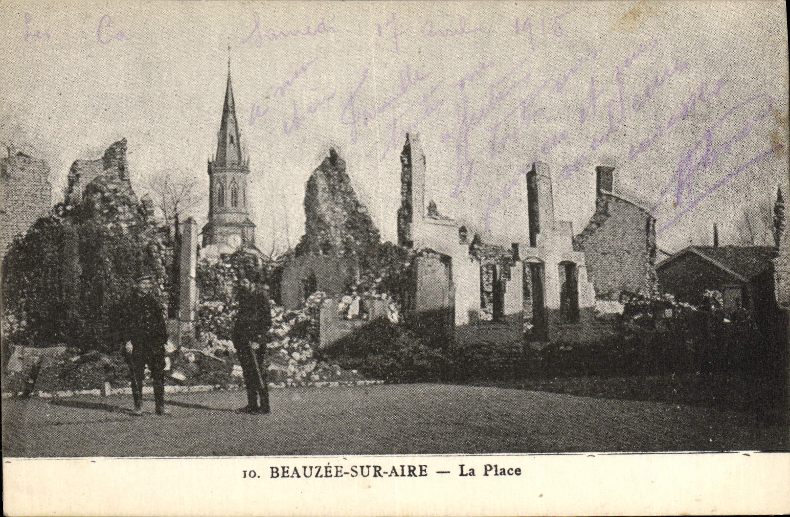 Beauzée-sur-Aire — La Place — Édition Clergeuf, n°10