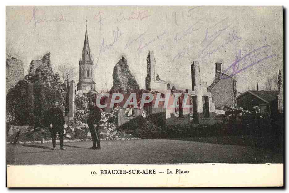 Beauzée-sur-Aire — La Place — Édition Clercque