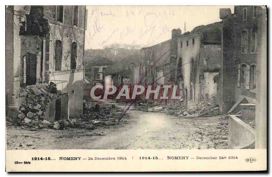 Nomeny — Décembre 1914 — Éditeur E. L. D. Paris