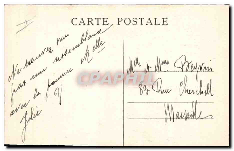 CPA Folklore Region des Cevennes Une dentelliere fabricant de la dentelle du Puy avec le metier a de — Verso