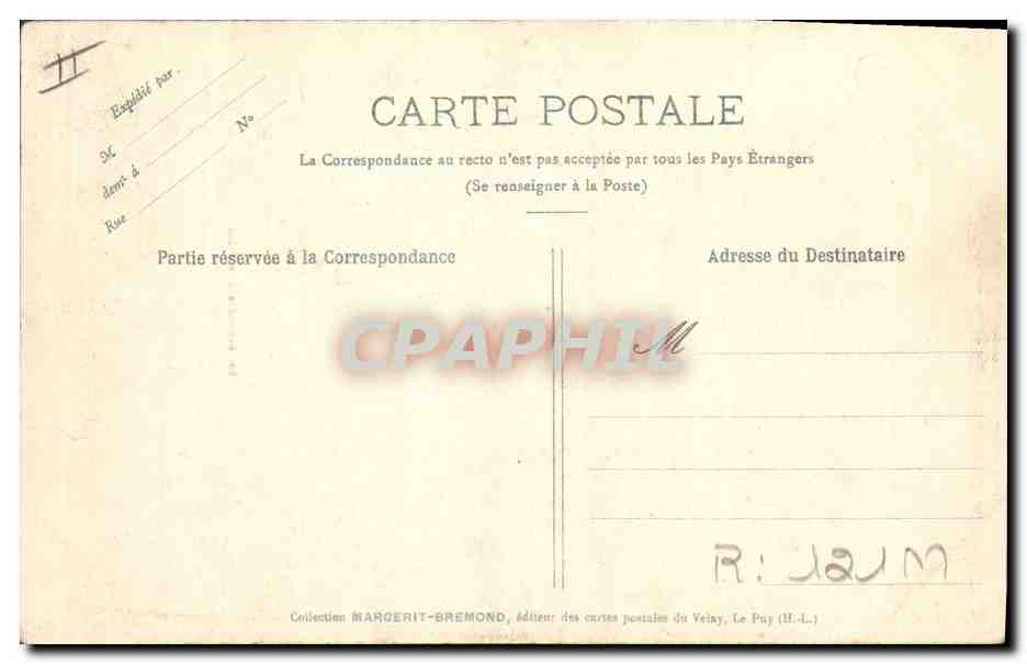 CPA Folklore Dentelle du Puy Dentellieres du Puy — Verso
