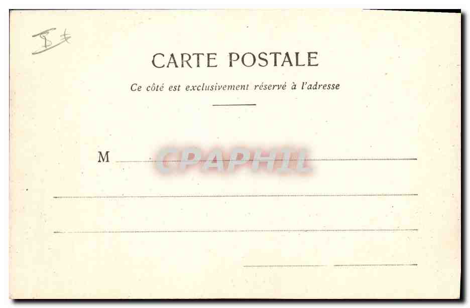 CPA Folklore Le Puy de Dome Berger Moutons — Verso