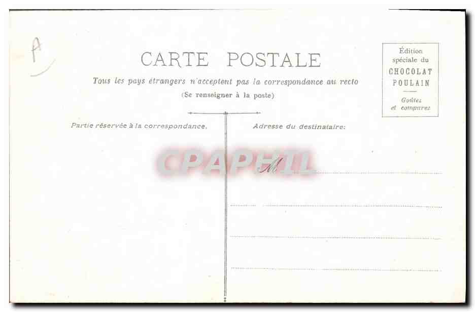 CPA Folklore Puy de Dome Montagnarde — Verso