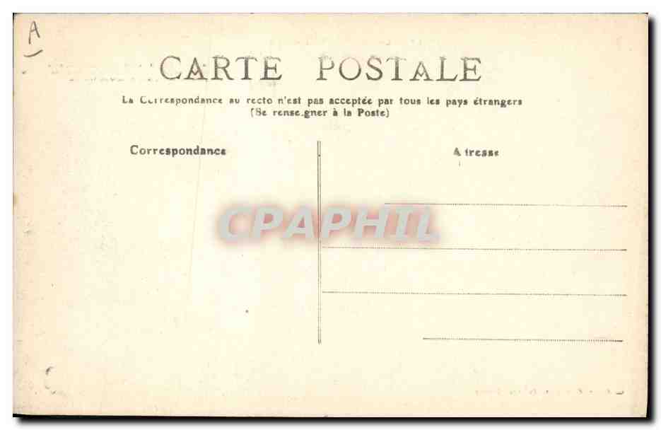 CPA Folklore Auvergne La bourree Les Cevennes — Verso