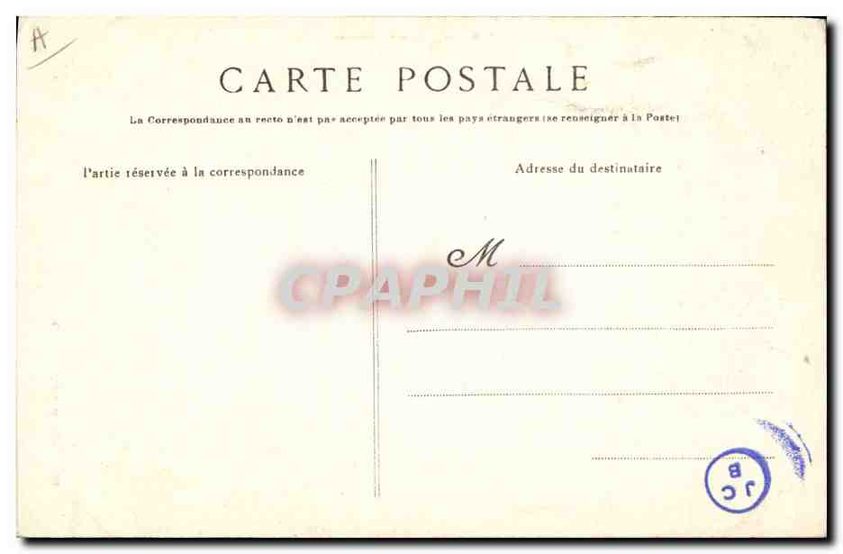 CPA Folklore Maries de Quimper Mariage — Verso
