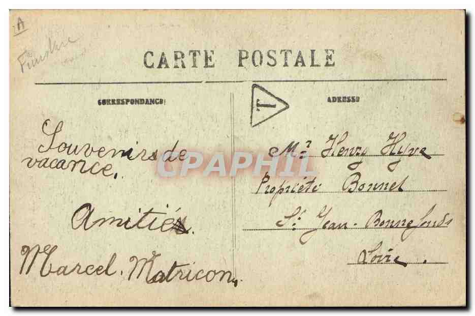 CPA Folklore Pont L'Abbe Fille et Gas Enfants — Verso