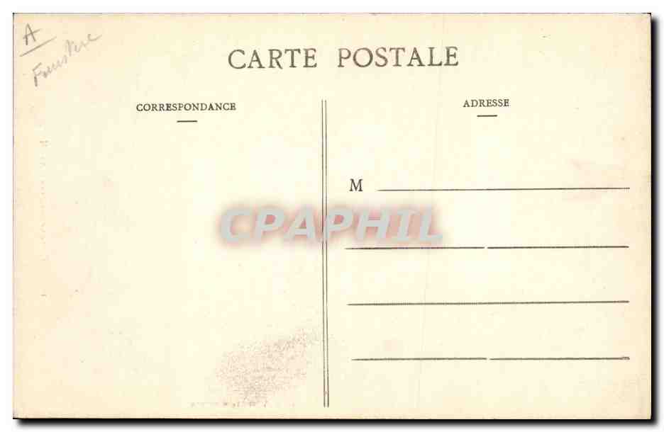 CPA Folklore Costumes de Pont Aven — Verso