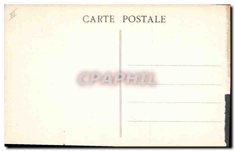 CPA Folklore Chemin Creux Bretagne — Verso