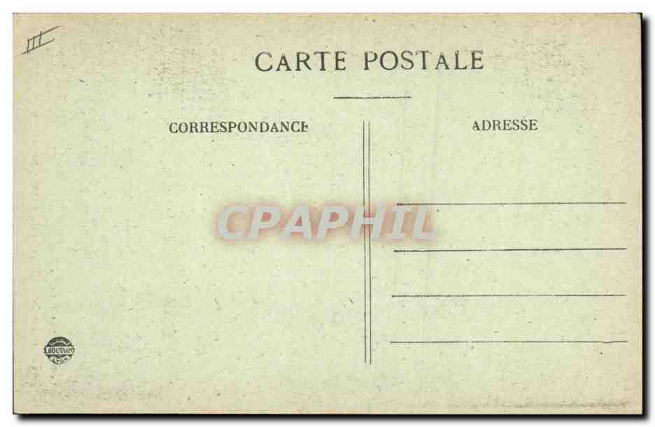 CPA Folklore Nouveaux maries de Plougastel Daoulas — Verso