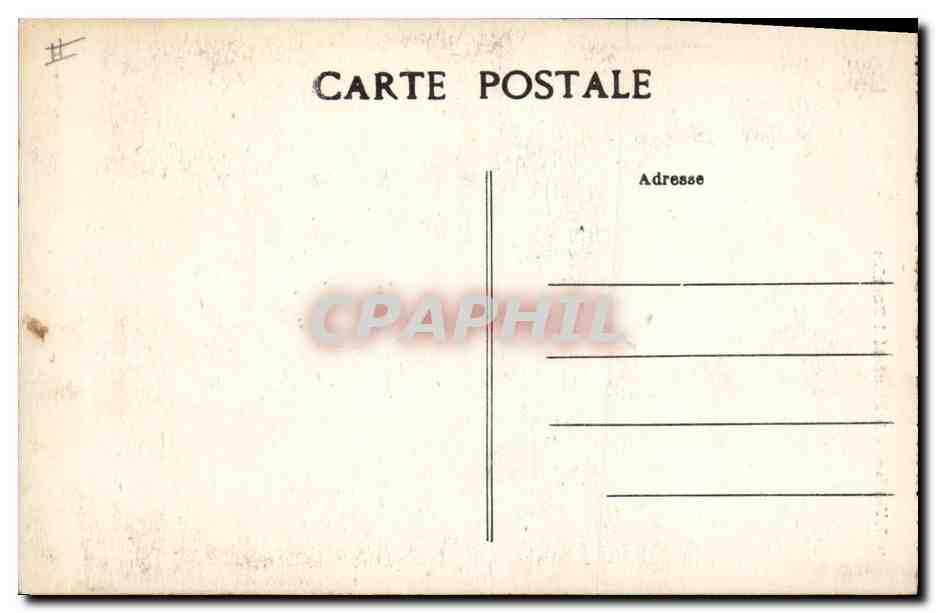 CPA Folklore Une famille de Plougastel Daoulas — Verso