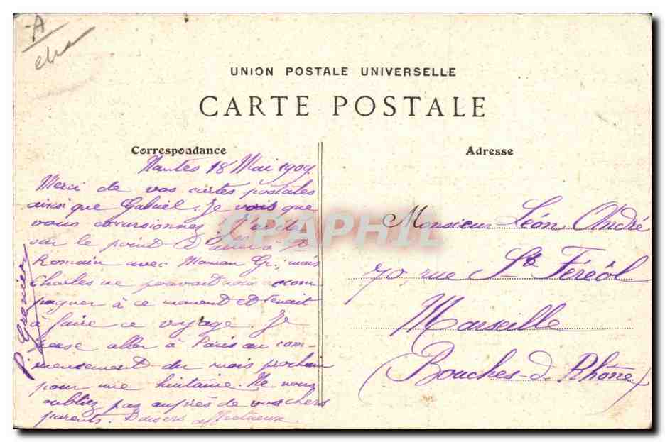 CPA Folklore Les mariages de Plougastel Daoulas Un groupe de maries Mariage — Verso