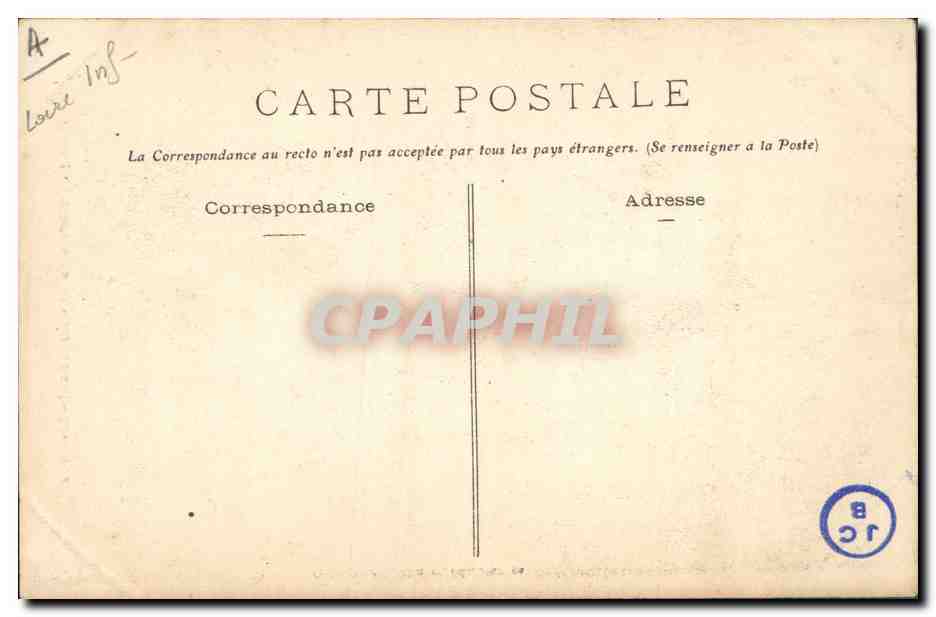 CPA Folklore Presqu'ile Croisicaise Le Bourg de Batz Paludiers en costumes de noces Mariage — Verso